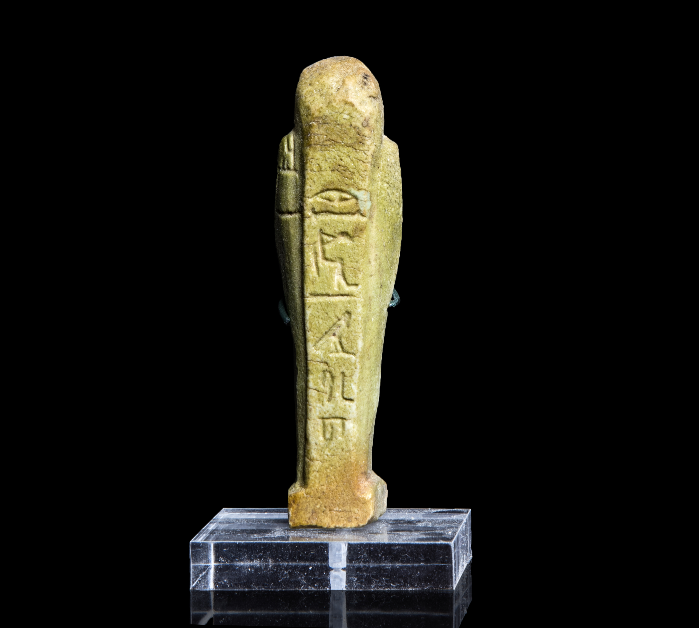Egyptian Shabti with hieroglyphs for a Sameref priest - Image 2